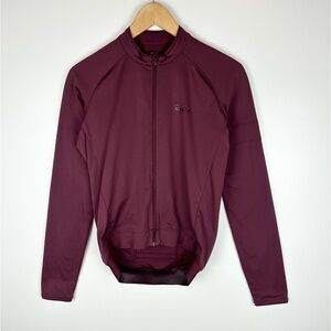Rapha Burgundy Long Sleeve Men's Tee